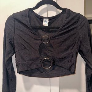 IHEARTRAVES RINGED TOP